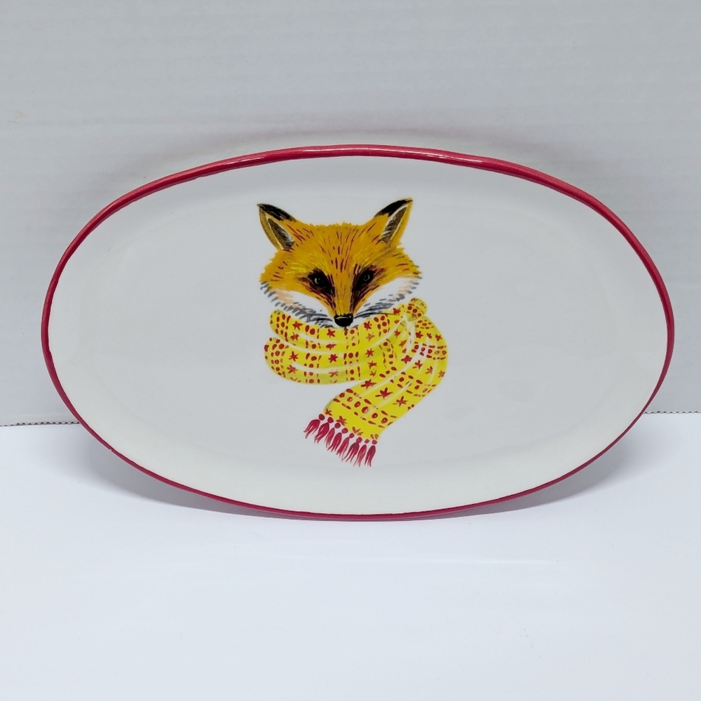 Booville By Magenta Holiday Fox Dish